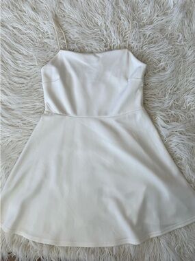 Streetwear Society White Spaghetti Strap Mini Dress